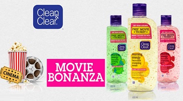 India Desire : Clean & Clear Movie Bonanza : Get Free Movie Voucher Worth 150 With Clean & Clear Face Wash